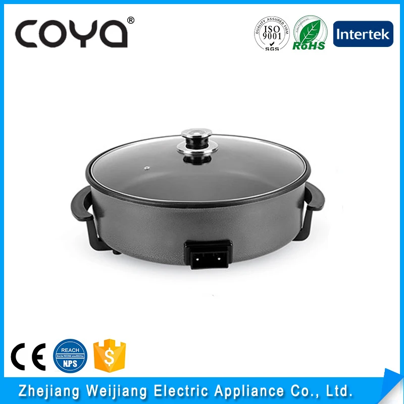 
High cost performance electric pan electric pizzaa hot pot travel 