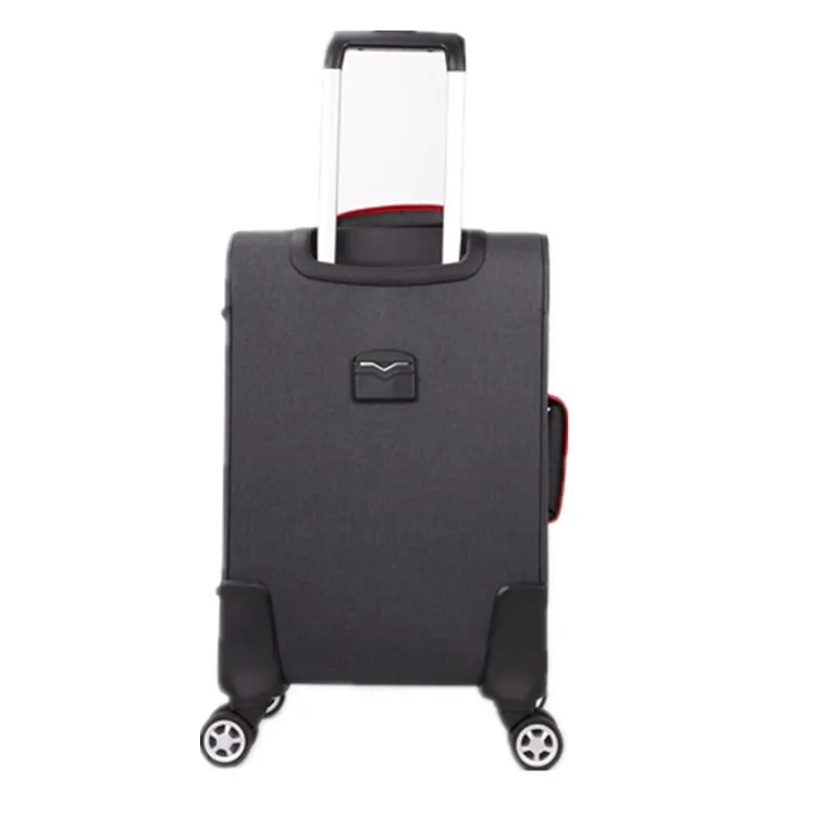 
fashionable high quality business carry-on luggage set fabric trolley luggage 