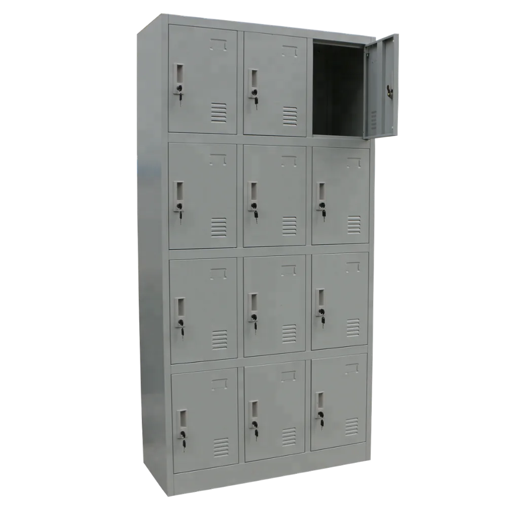 Metallic Clothing Locker JF-3B4A for Gym Wardrobe Cabinet