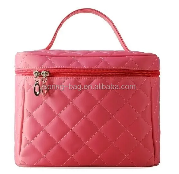 large capacity portable Women Zipper cosmetic bags