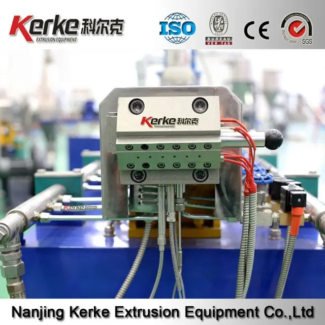 Пластик цвет маточной делая машину / двухшнековый KTE-36 экструдер водяного охлаждения прядь гранулирования машина