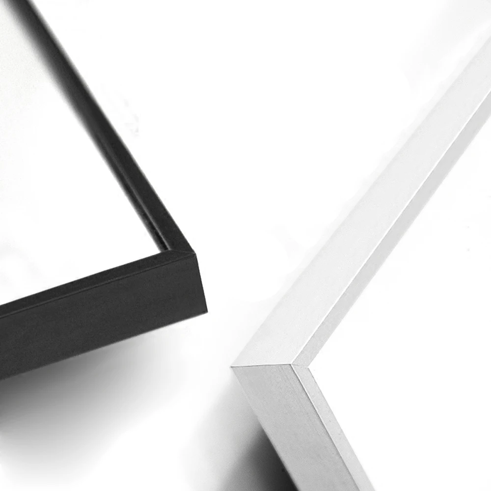 Black frame mirror bedroom floor stand full length board metal mirror CTF0006LK