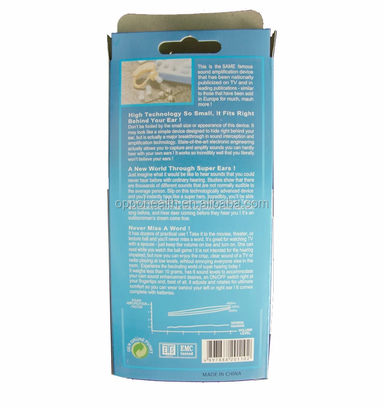 hearing aid in the ear for elderly