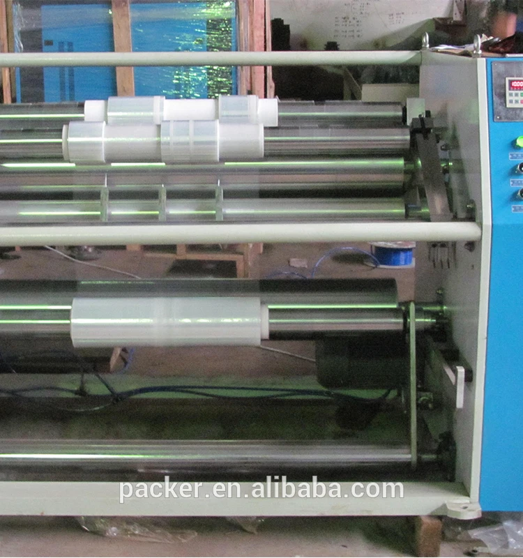 
KODA KDRS -500 Automatic Stretch Cling Film Slitter Rewinder Machine 