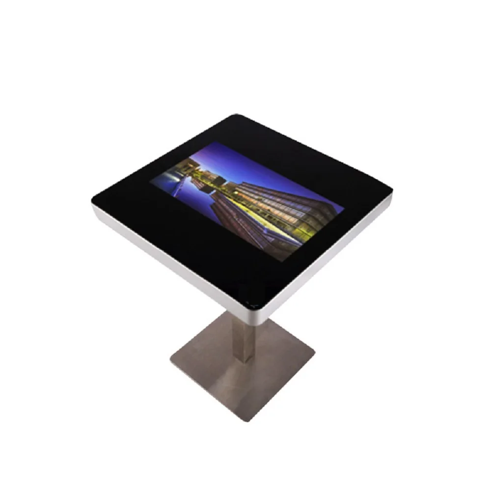 Coffee/Water/ drinking table advertising player LCD digital signage with waterproof for the bar/coffee shop/mall