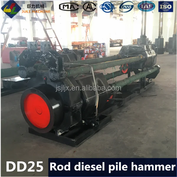 double rod diesel pile driver hammer