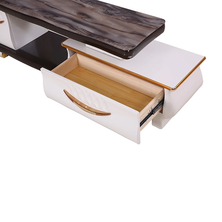 2019 custom Modern design living room furniture TV stand console mdf TV cabinet