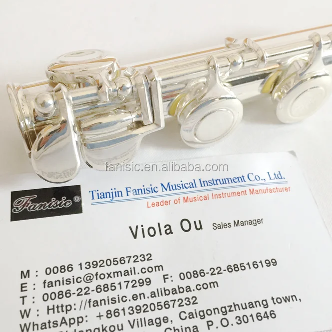 China Factory Outlets Silver Plated 16 Closed Flute