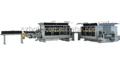 
laminated wood floor equipment double end tenoner 