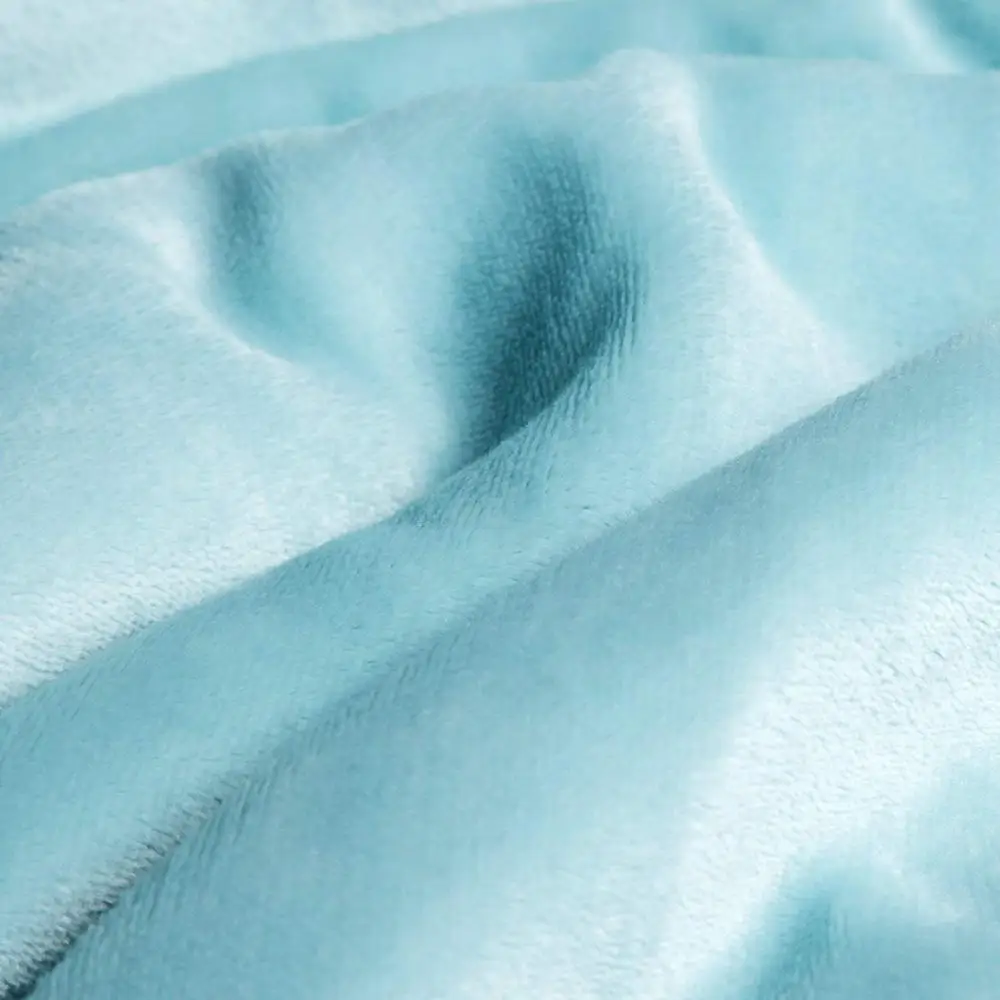 Wholesale Customizable Super Soft Solid Color Warm Thick Sherpa Fleece Blanket