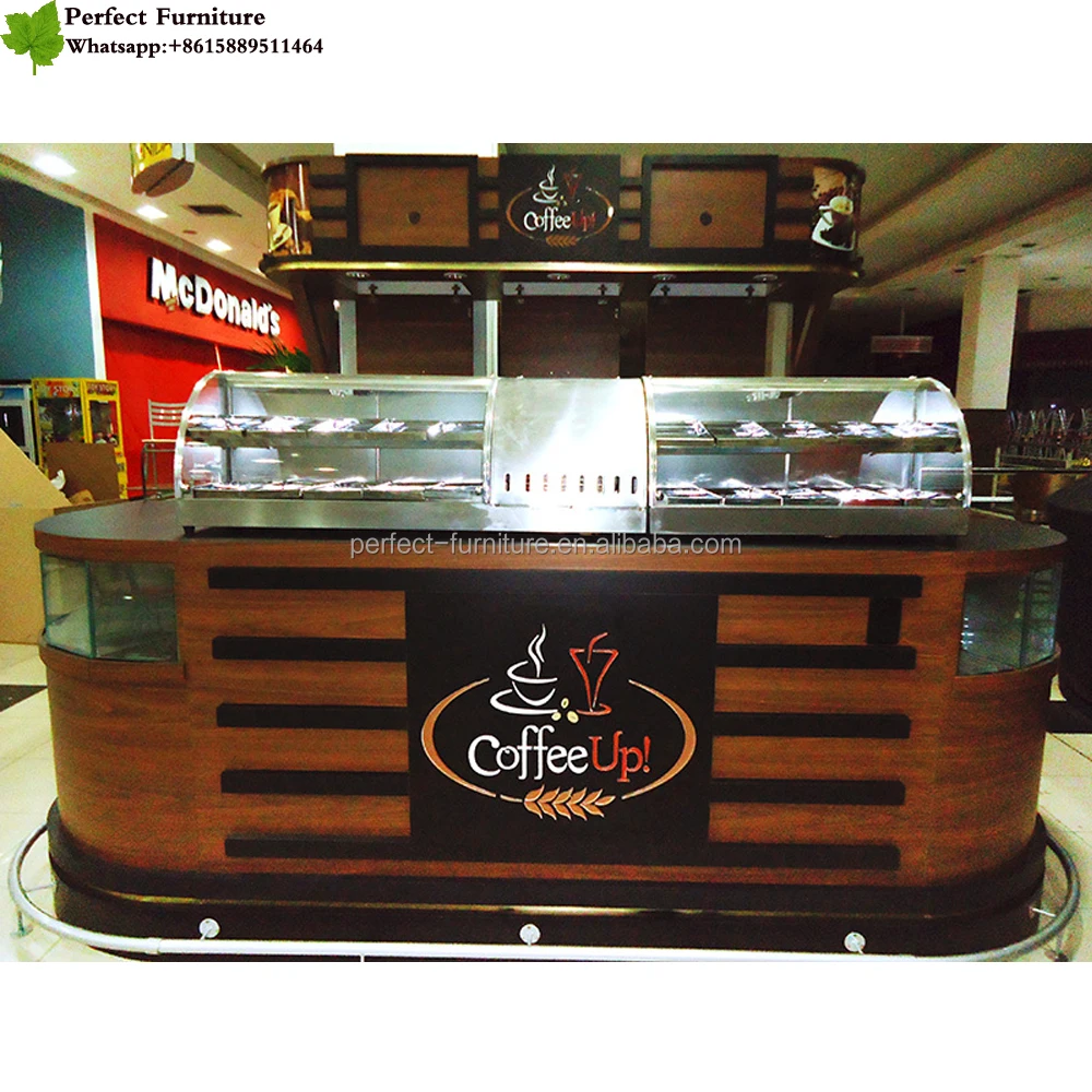 commercial optical coffee bar counters chocolate kiosk Booth coffee shop design