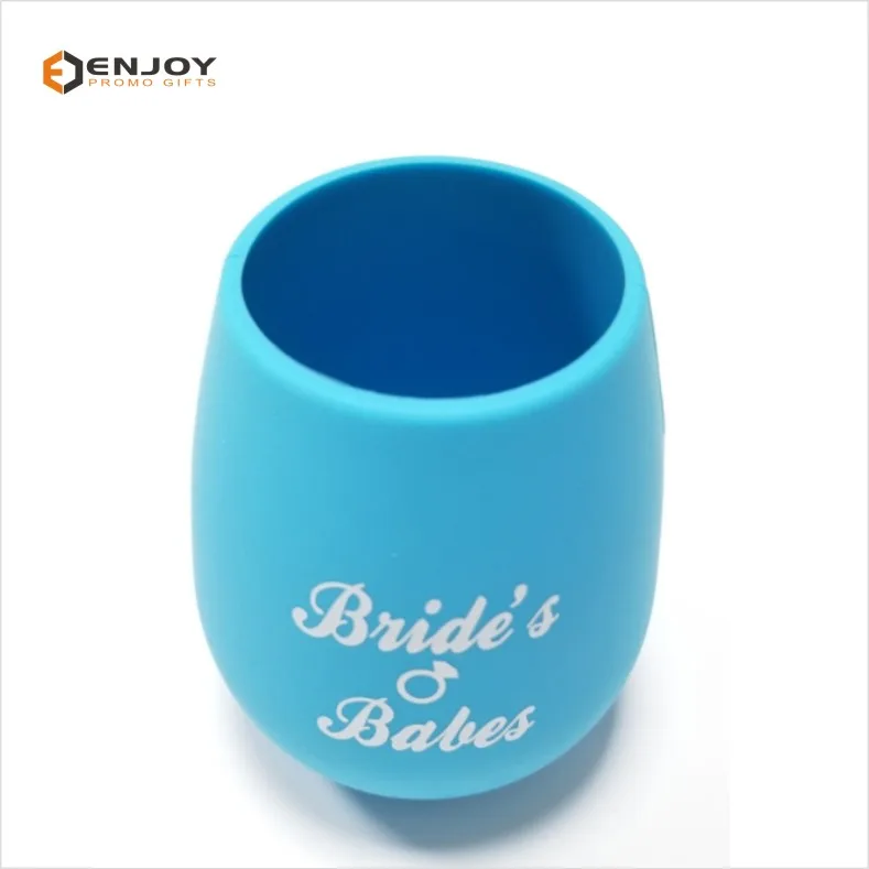 Eco-friendly Reusable Rubber Wine Glass