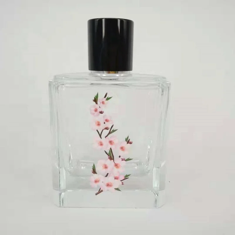 Men shape 100ml glass empty bulk perfume bottles for sale