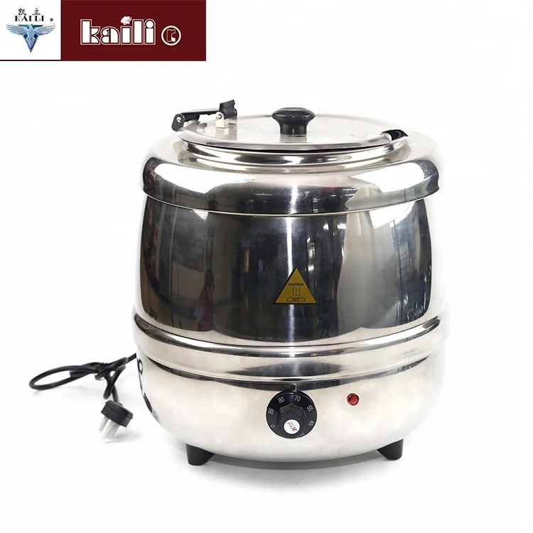 Hotel Restaurant Equipment 10L Buffet Soup Warmer /Electric Soup Pot