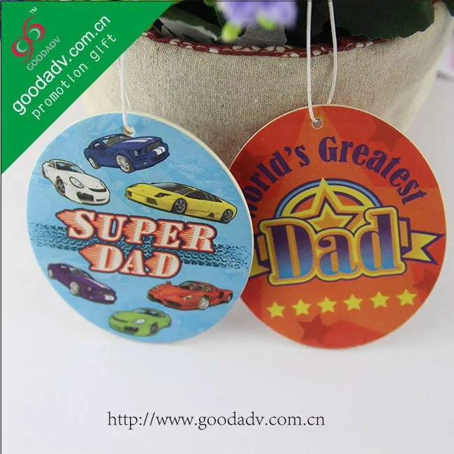 Hot sale good quality room Deodorants hang tag /scented paper card