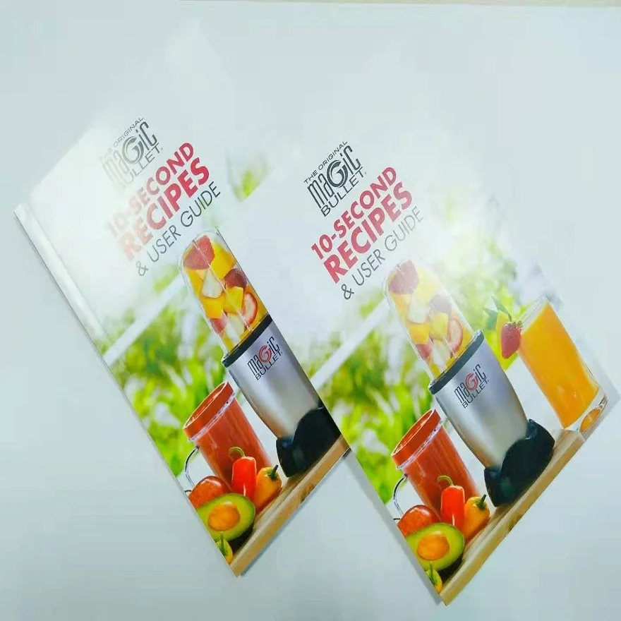 
Factory Custom Color Softcover Food Recipe Book/Booklet /Cookbook/Menu Printing 