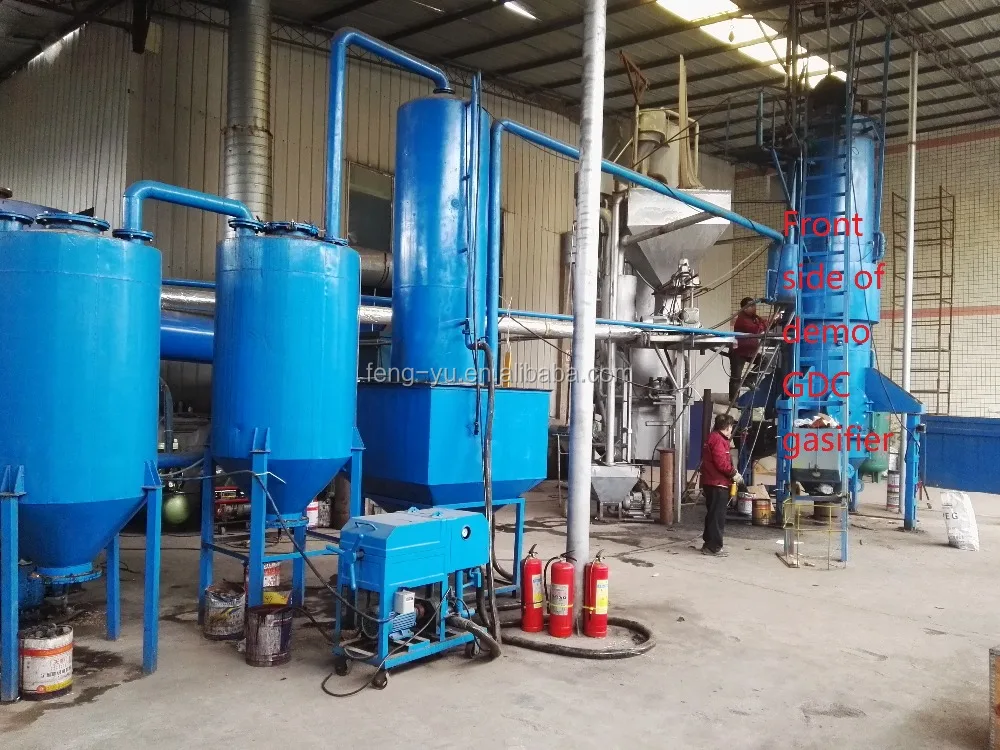 100KW biomass fuel MSW/RDF gasification power generation plant