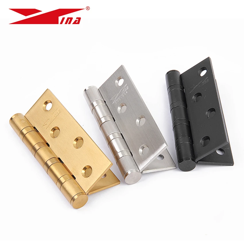 all types hinge bearings with 4 balls hardware for interior doors silver gold black butt stainless steel ball bearing door hinge