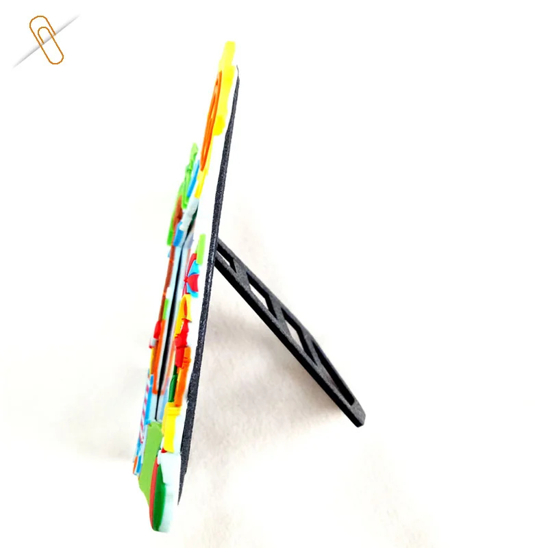 
customized 3d rubber PVC engraved photo frame 4x6 inch for promo 