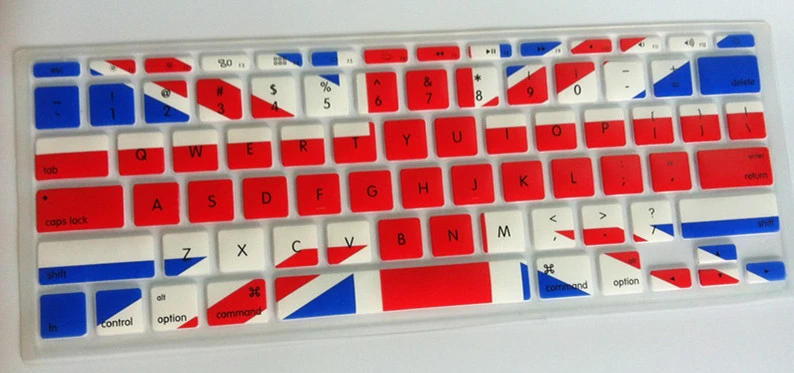 Наклейки на клавиатуру с британским флагом компьютерную