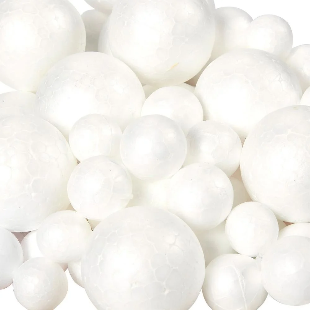 Cheap Factory Styrofoam Balls 100 Pack Smooth and Round Polystyrene Foam Ball For Arts and Craft Use
