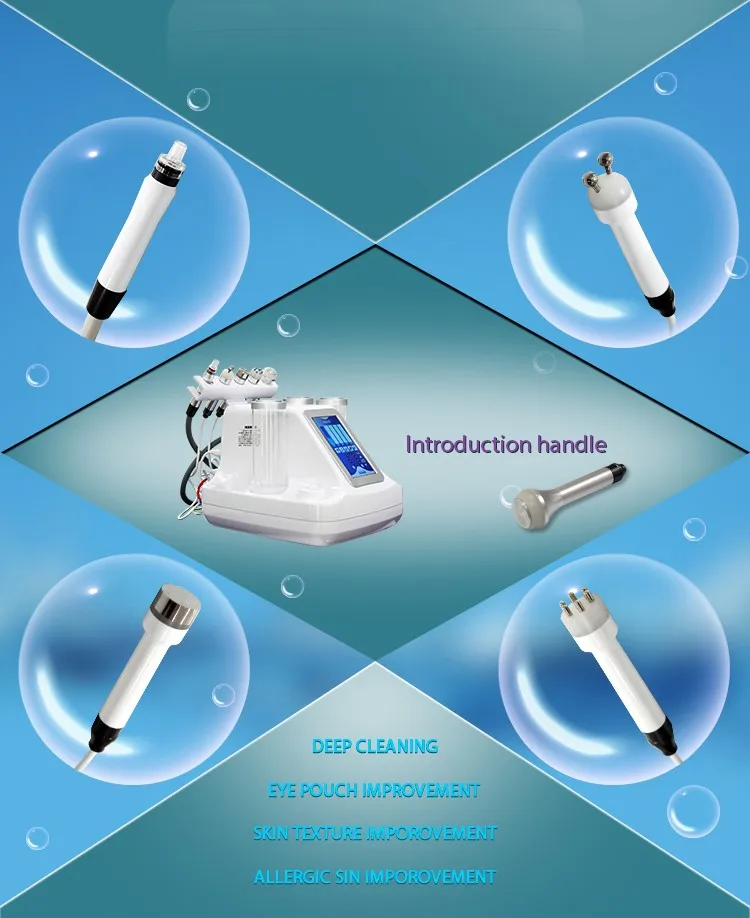5 in1 oxygen aqua jet peel water microdermabrasion facial machine
