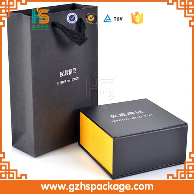 Оптовая продажа фабрики профессиональный дизайн лук черный галстук/маленький подарок упаковочной коробки