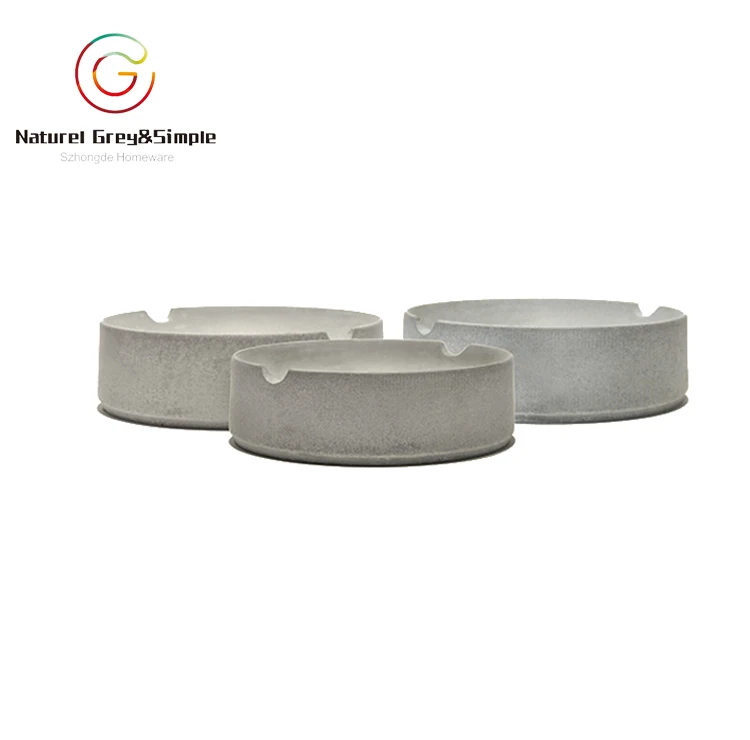 Добро пожаловать OEM & ODM Индивидуальные курительные аксессуары бетонная цементная индивидуальная пепельница для сигар