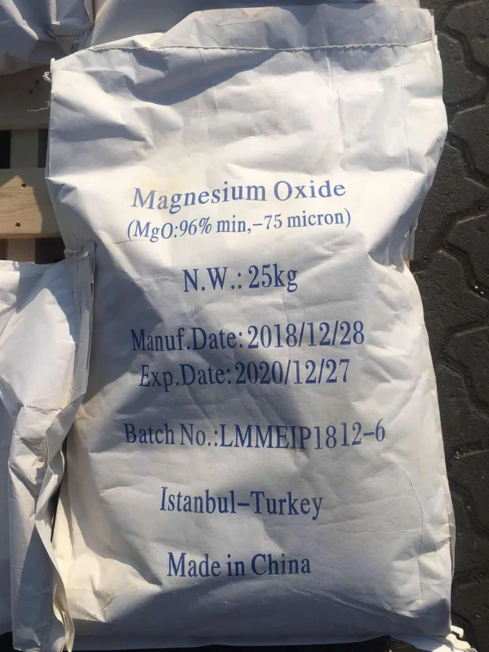 Magnesium Oxide for agrofeed or Industry usages MgO 96% 95% 90% 85% China