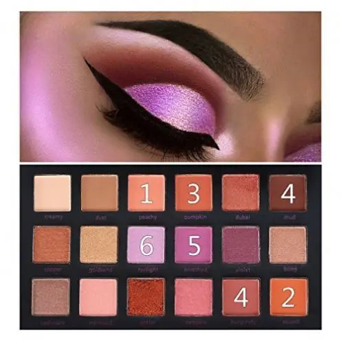 
Matte Shimmer Eyeshadow Palette Manufacturers 18 Colors Set Make Up Eye Shadow 