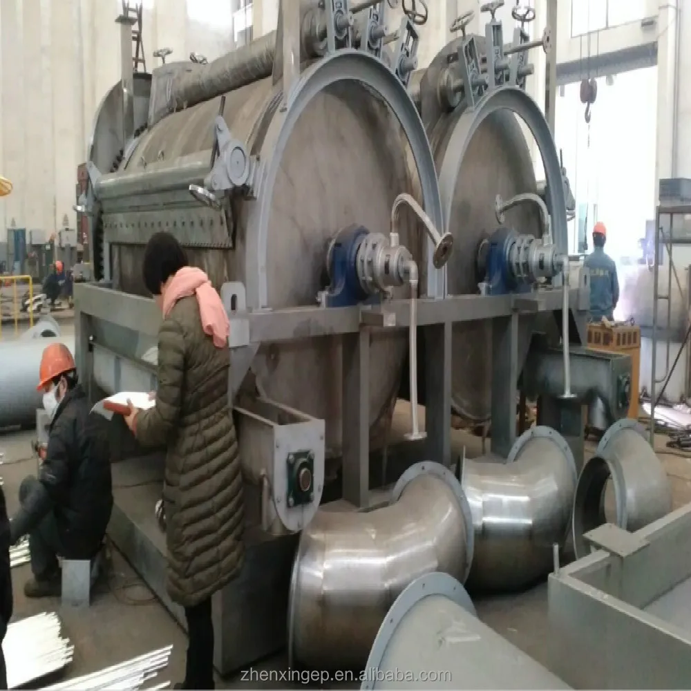 Китайская машина для сушки крахмала, двухцилиндровая барабанная сушилка