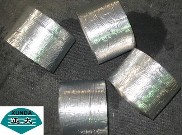 Polypropylene or aluminium foil Bitumen waterproof membrane black or sliver color
