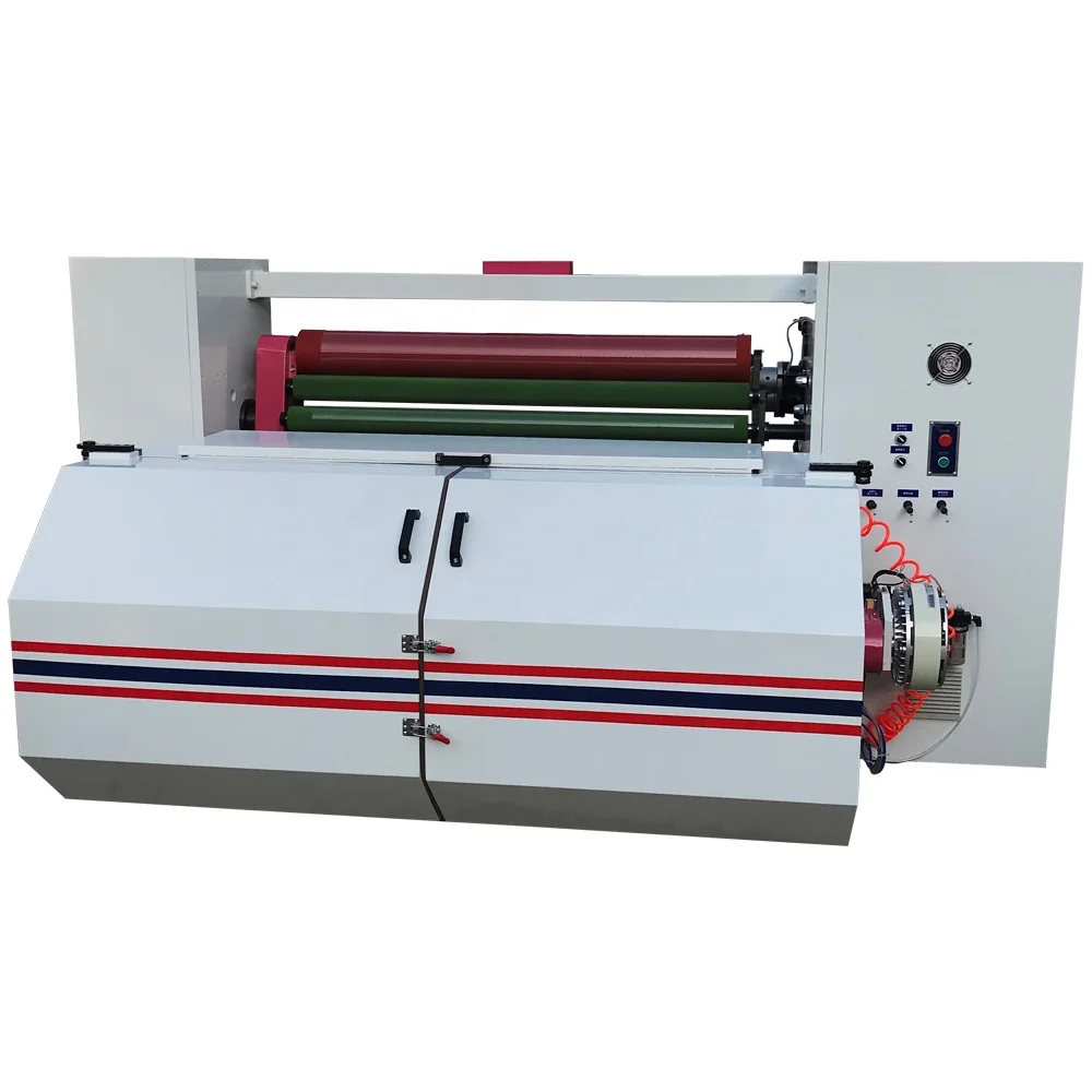 Turret dual mandrels PSA single faced wide web rewinder tape rewinding machine