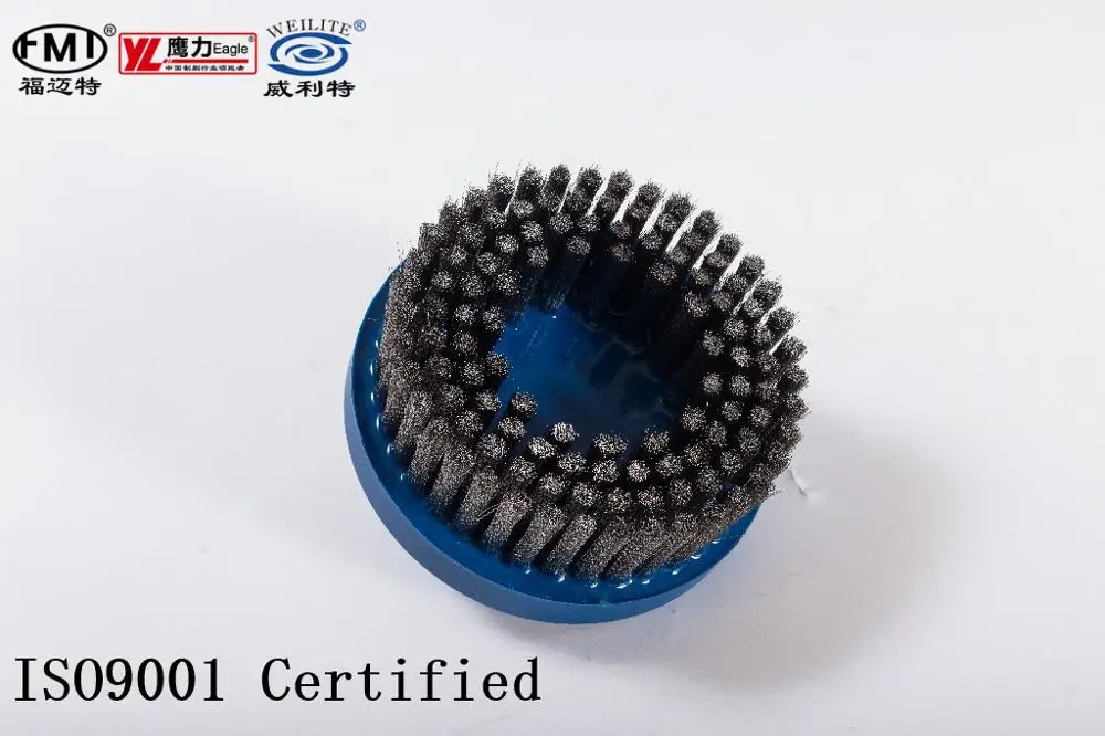 FMT Hot Sale High Quality  stainless steel Wire Disc  brushes for steel works polishing