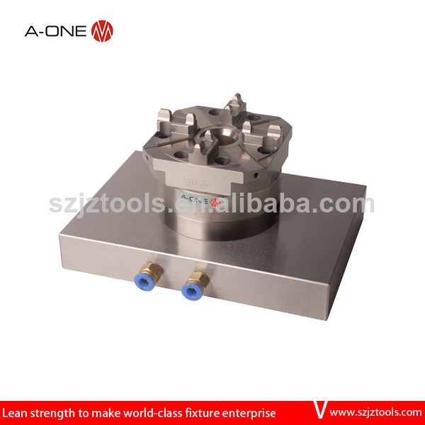 Used with CNC for auto parts from adjustable base plate with single auto chuck - vertical