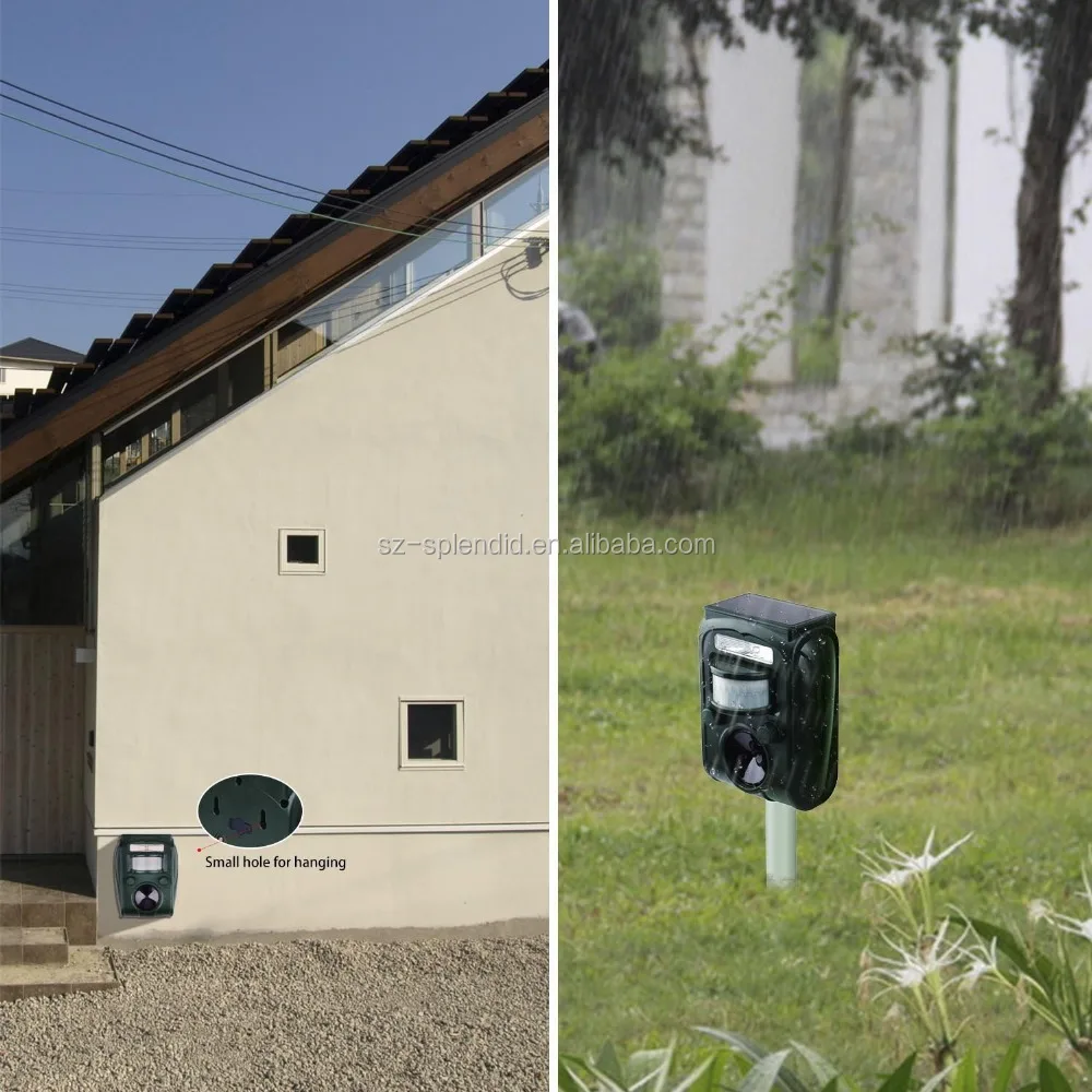 GH-501 Solar ultrasonic animal control wild pig repellent