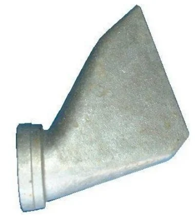 Grooved machined side spray nozzle, water truck parts, industrial and heavy duty use