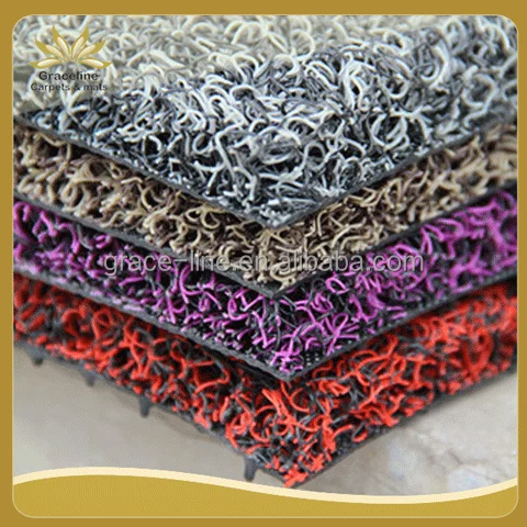 Printed Pattern and PVC,100% PVC Material floor mats for cars 20mm