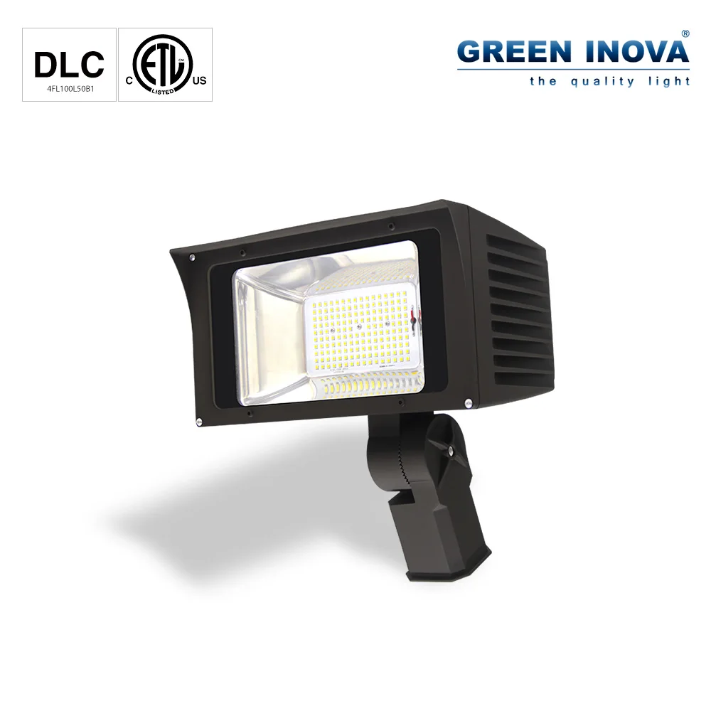 ETL DLC Premium listed 6 years warranty Bronze die casting LED flood light housing