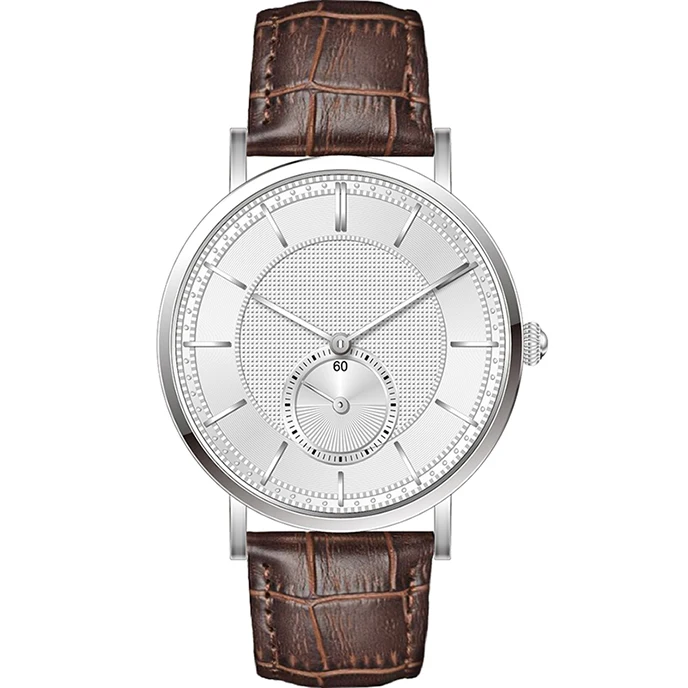 2019 brand luxury automatic watch men genuine leather band dress wristwatch