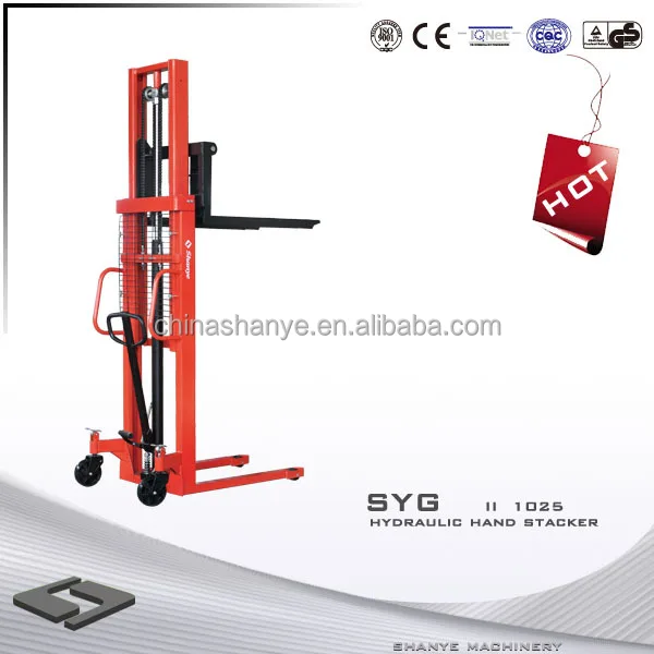 hydraulic hand lift stacker SYG-II-1025