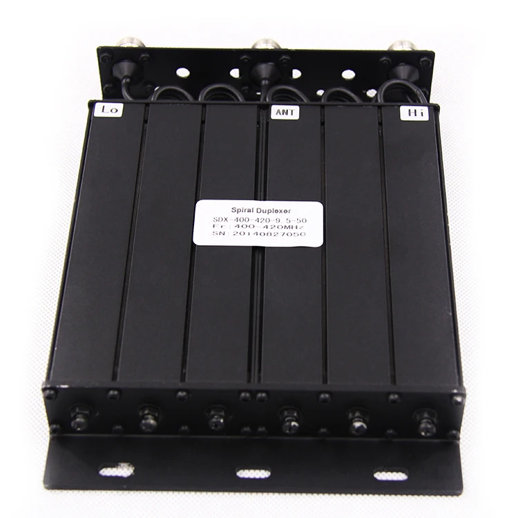High Quality Factory 400-420MHz 50w N-F / BNC-F rf duplexer vhf uhf