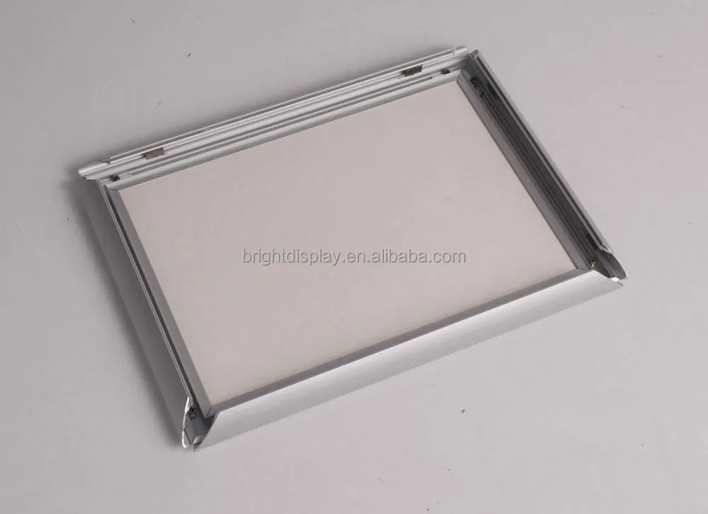 Wall mount snap poster aluminum frame size A0 A1 A2 A3 A4 etc for advertising from factory
