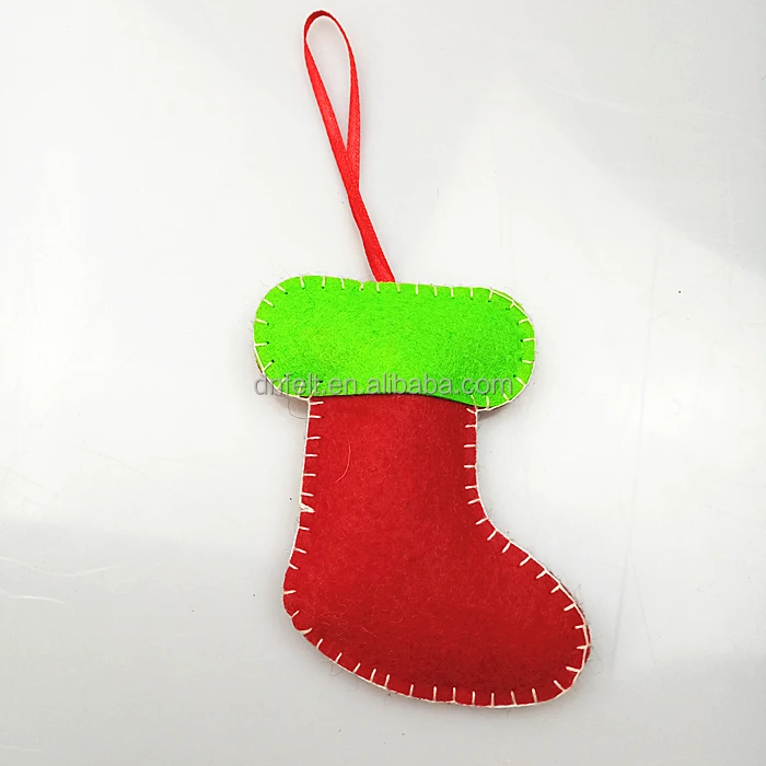 
China supplier price high quality eco friendly custom red polyester felt christmas tree decoration 
