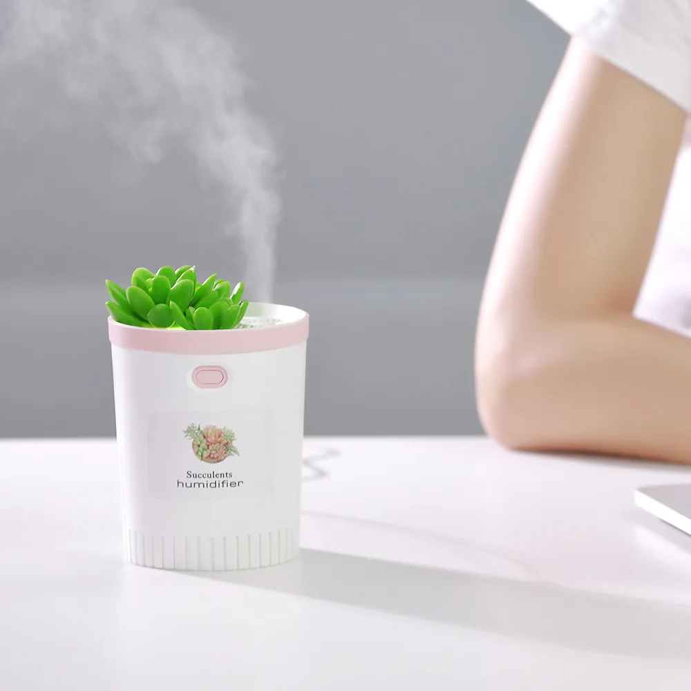 Newly products unique design air succulents humidifier for home decoration or office