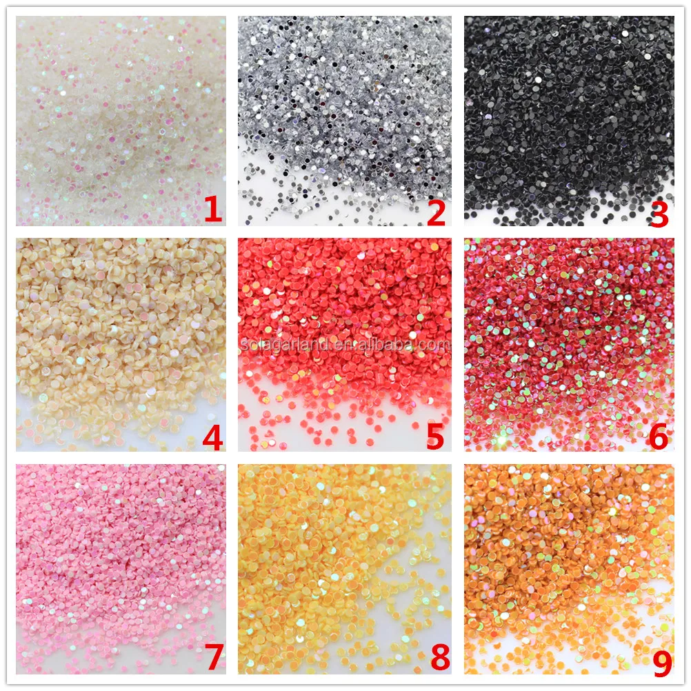 1mm Circle Dot Shape Sequin Pvc Flat Loose Sequins Paillettes Party Craft Nail Arts Wedding Decoration Confetti