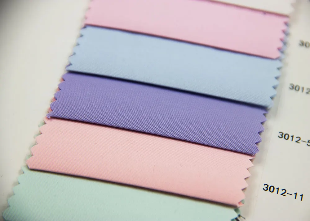 China textile company colorful and good quality solid cotton woven fabric for business shirt