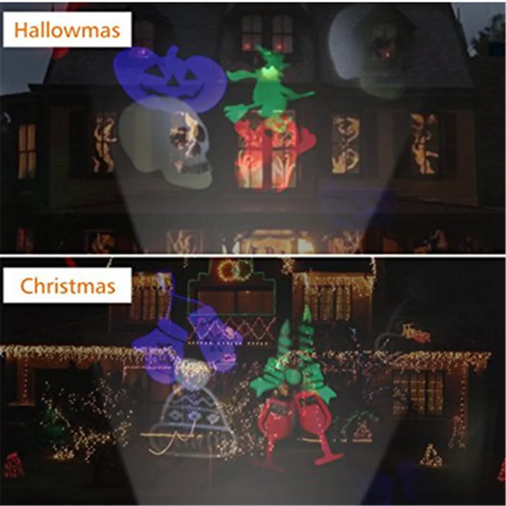 LED Landscape Projector Lights, 10 Switchable Outdoor Garden laser christmas light