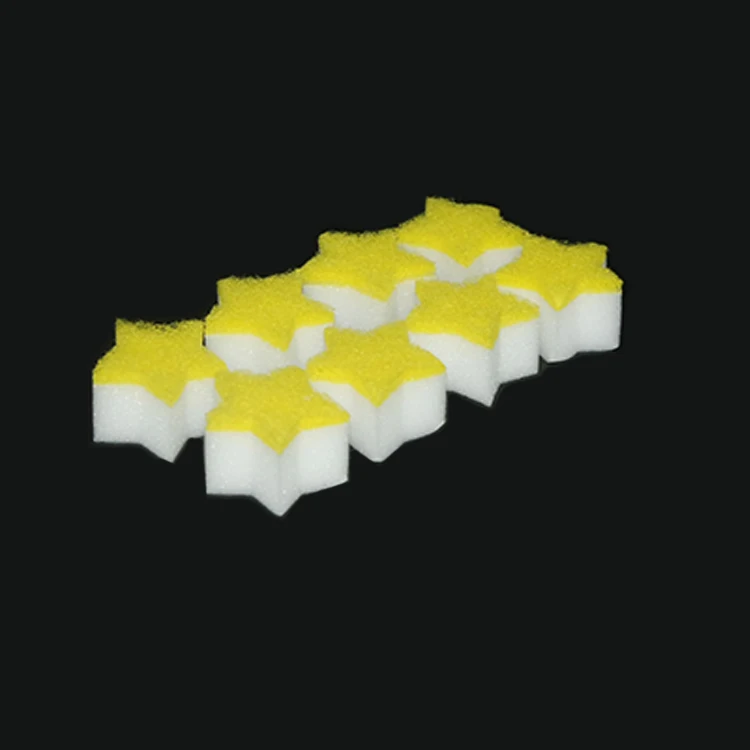 Multipurpose mini star shape nano magic sponge eraser