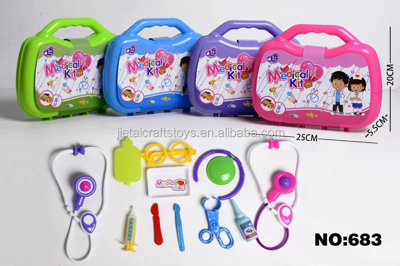 Kids doctor play set plastic doctor toys